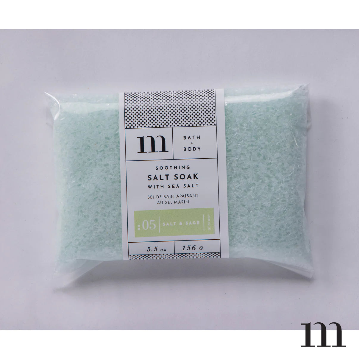 Salt & Sage Pastel No 05 5.5 OZ Sea Salt Soak Envelope