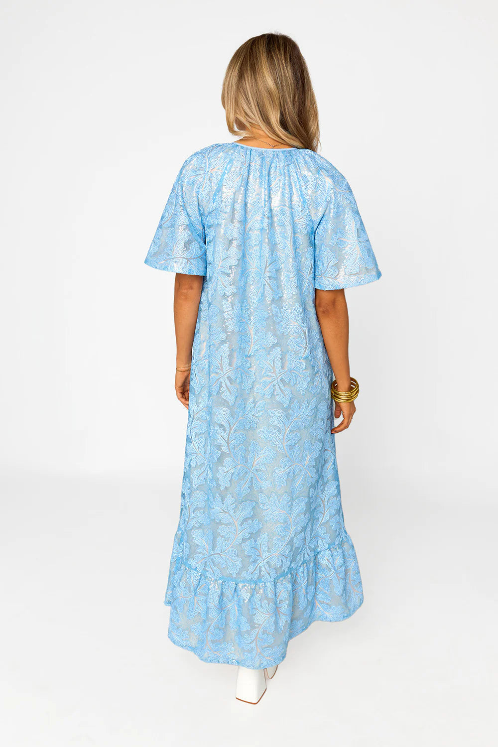 Tullah Caftan Maxi Dress Skies Of Blue