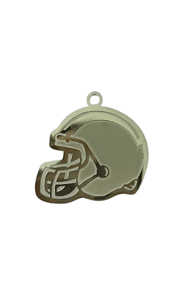 Football Helmet Charm Gold 18K PVD - Beau Kisses