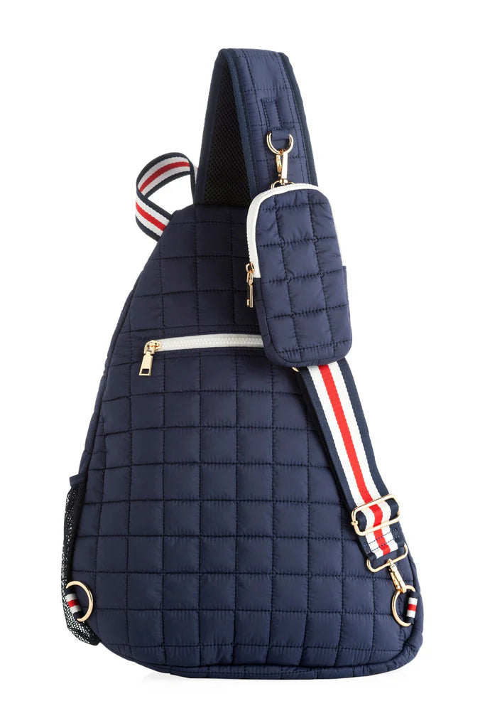 Ezra Quilted Sling Bag - Beau Kisses