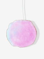 Wireless Charger Rose Quartz Crystal Holographic - Beau Kisses