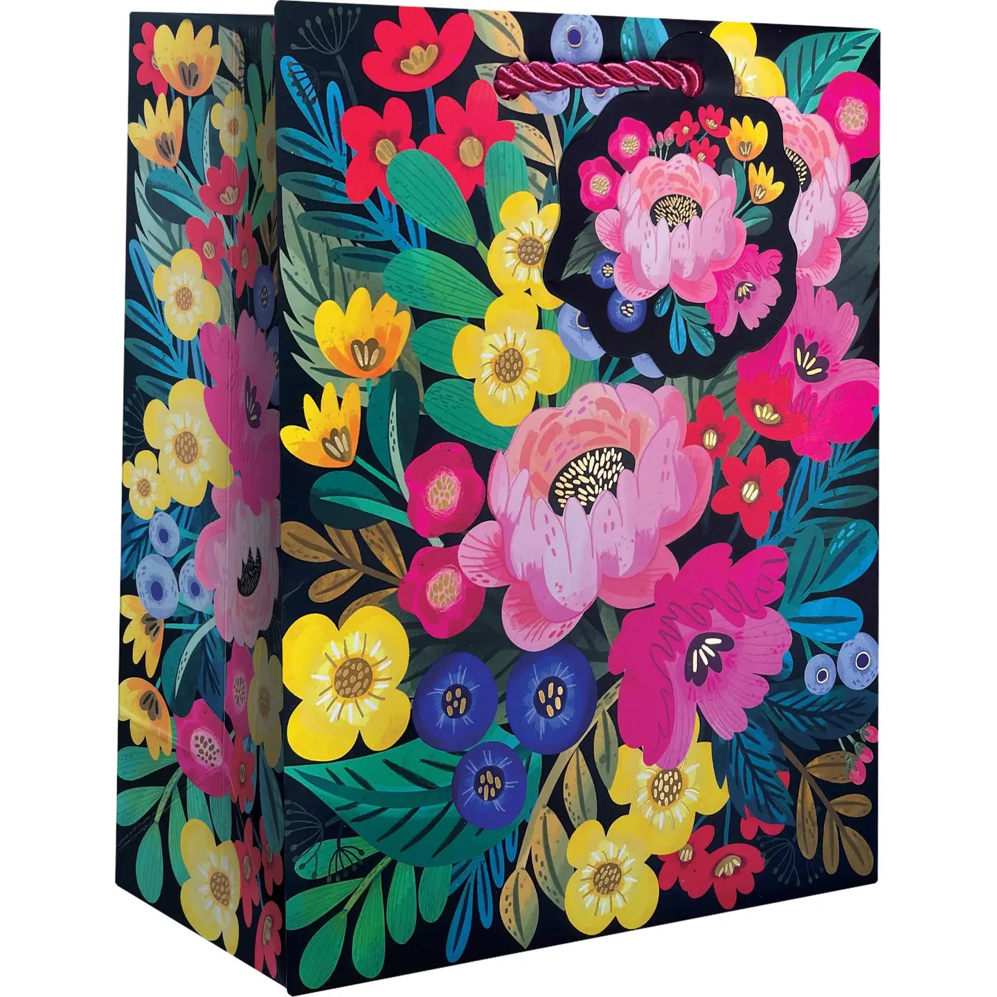 Gift Bag Floral Burst Small - Beau Kisses