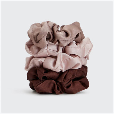 Satin Sleep Scrunchies 5pc Assorted - Beau Kisses