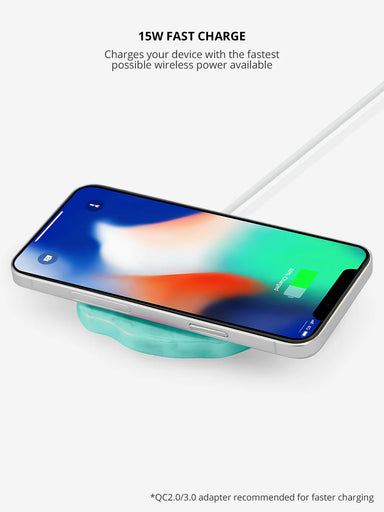 Wireless Charger Aqua Crystal - Beau Kisses