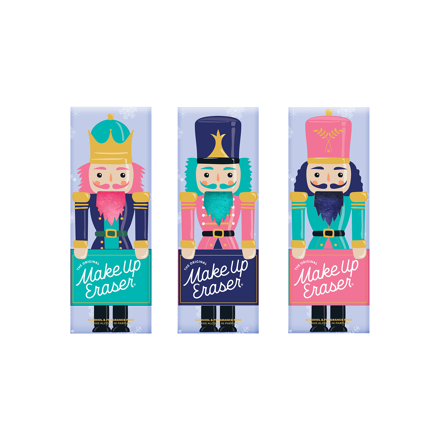 Makeup Eraser Nutcracker 3pc Holiday Set