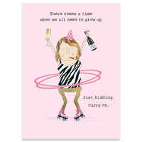 Just Kidding Birthday Card - Beau Kisses