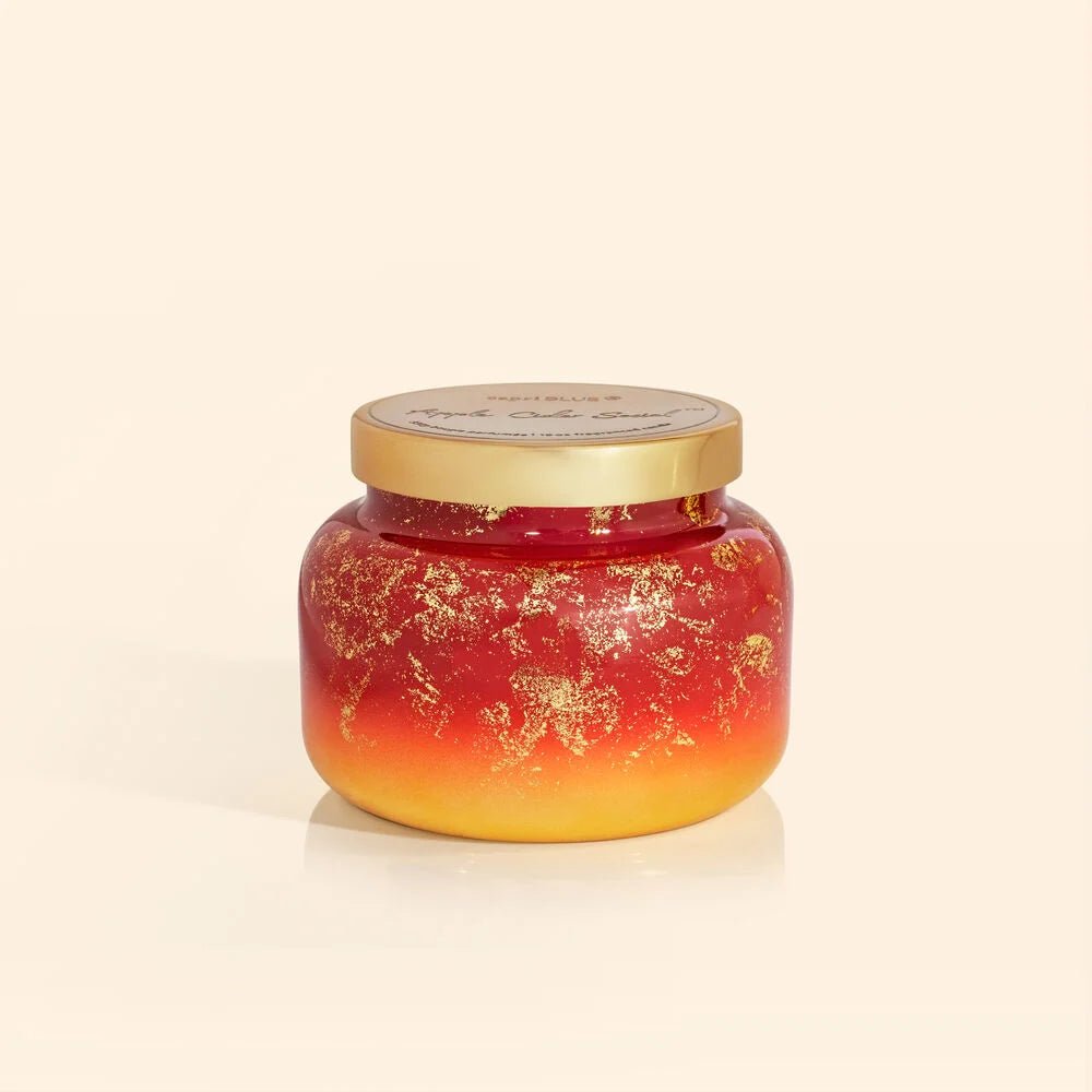 Capri Blue Apple Cider Social Glimmer Signature Jar 19oz
