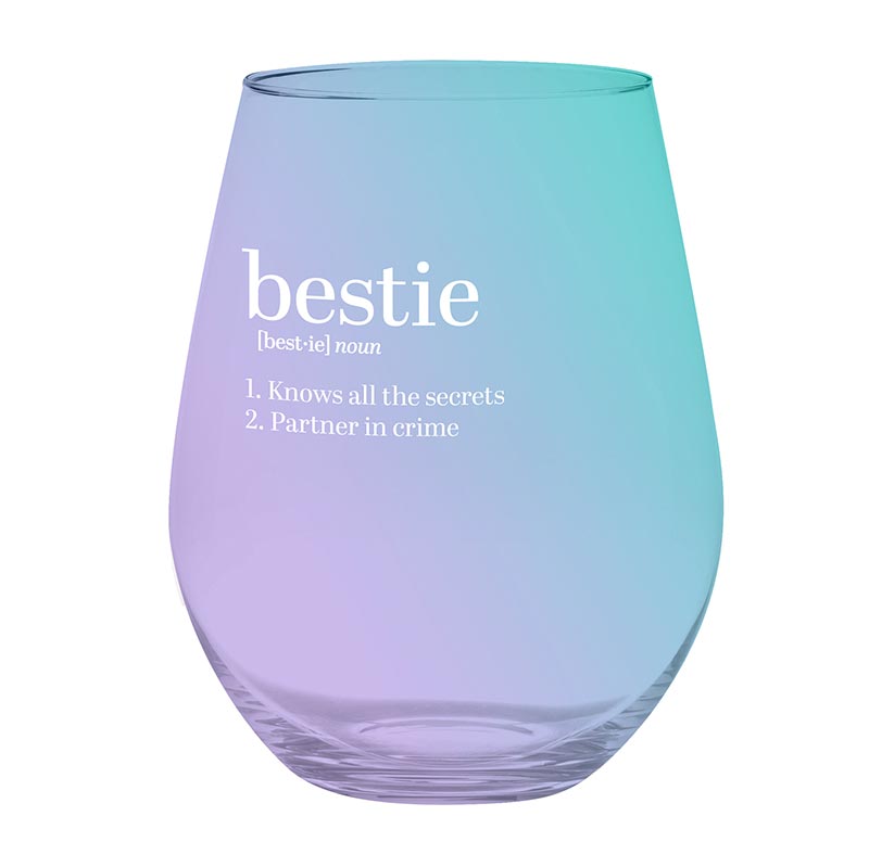 Stemless Wine Glass Bestie 30oz