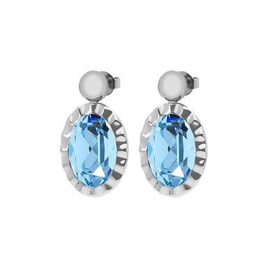 Tivola Unica Big Earrings Silver - Beau Kisses