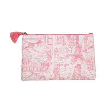 World of Wonder Juco Cosmetic Bag Pink - Beau Kisses