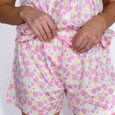 Tulip Fields Sleep Shorts Multi - Beau Kisses