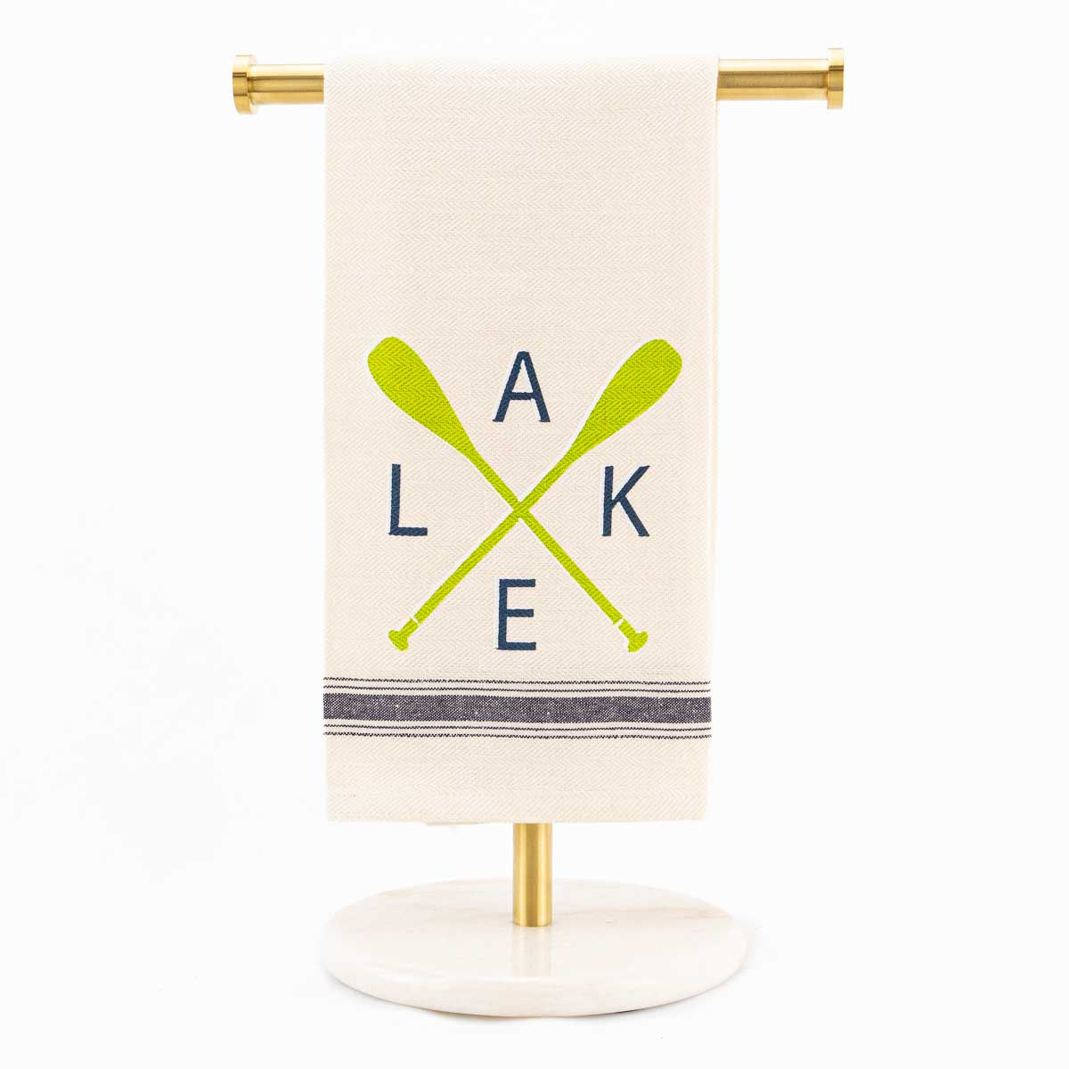 Lake Oar Hand Towel Cream/Lime/Royal
