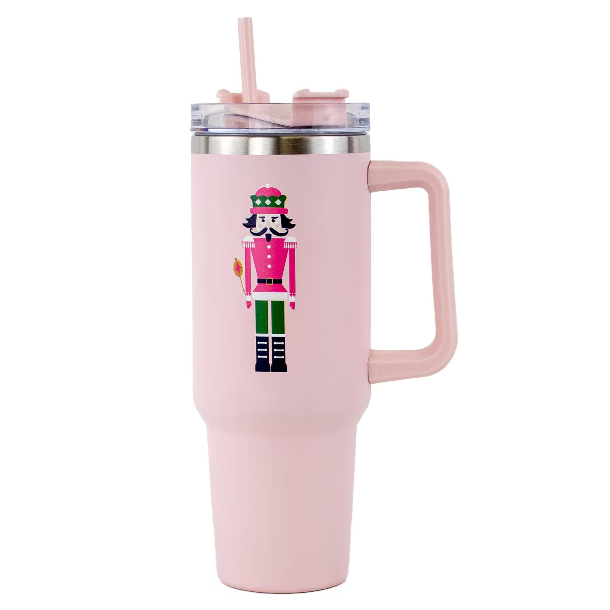 Nutcracker 40oz Tumbler Pink