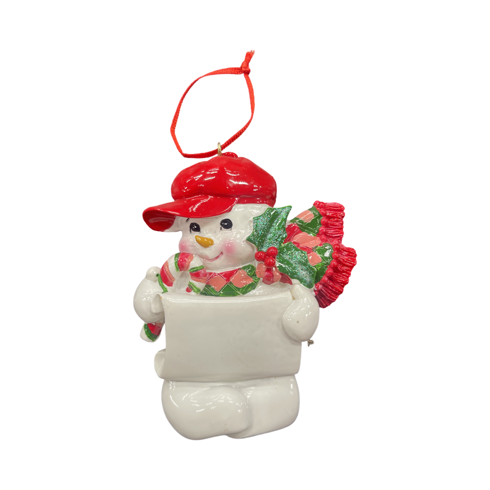 Snowman Personalizable Ornament