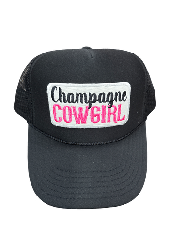 Foam Trucker Hat Champagne Cowgirl - Beau Kisses