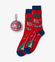 Men's Sock In Balls Rocking Holidays - Beau Kisses