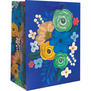 Gift Bag Gypsy Floral Blue Small - Beau Kisses