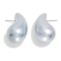 Pearlescent Teardrop BV Dupe Post Drop Earrings - Beau Kisses