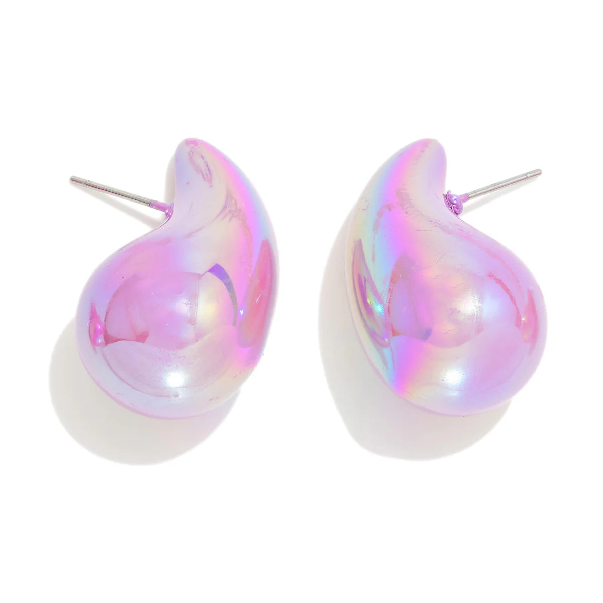 Pearlescent Teardrop BV Dupe Post Drop Earrings - Beau Kisses