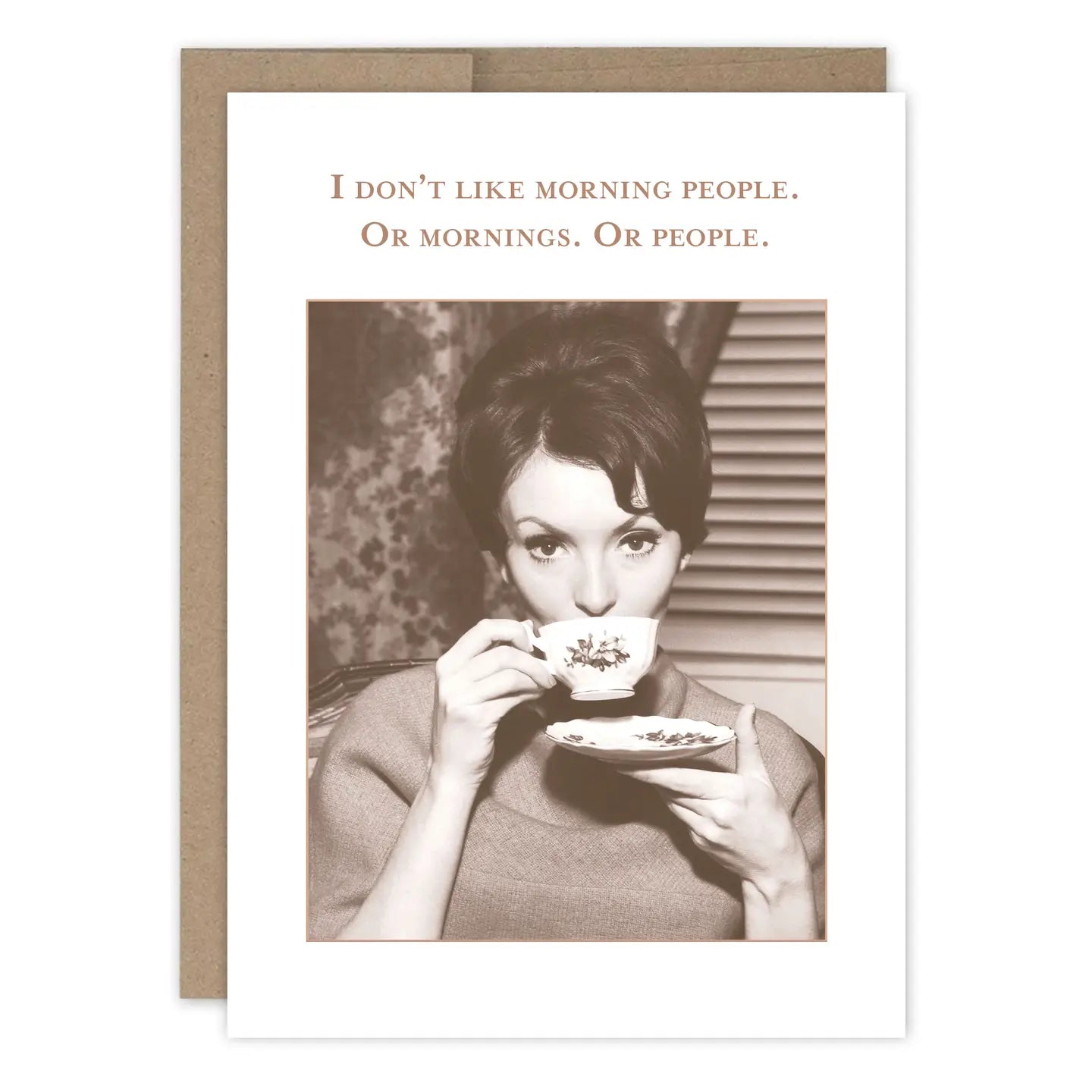 Don't Like Morning People Birthday Card - Beau Kisses