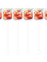 Old Fashioned Cocktail Stick Stirrer - Set of 6 - Beau Kisses