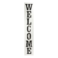 Whitewashed Welcome Board - Beau Kisses