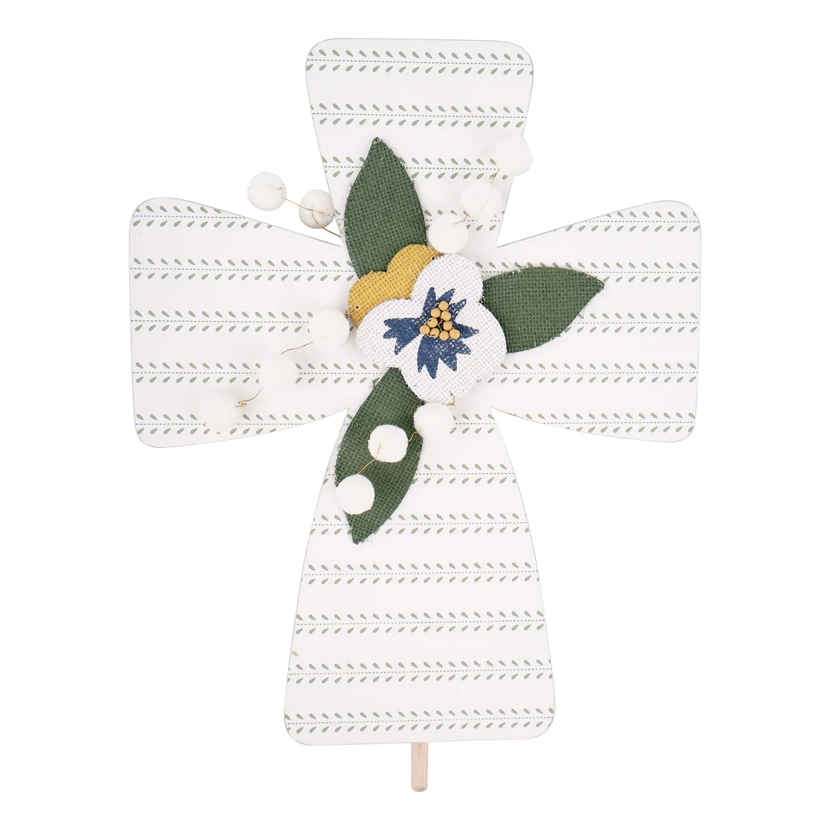 Floral Cross Topper - Beau Kisses