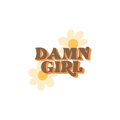 Sticker Damn Girl - Beau Kisses