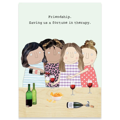 Therapy Friendship Card - Beau Kisses