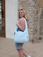 On Cloud Nine Tote Seaside Blue - Beau Kisses