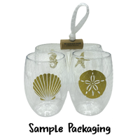 Funny Thanksgiving Tritan Wine Tumbler 4 Pack - Beau Kisses