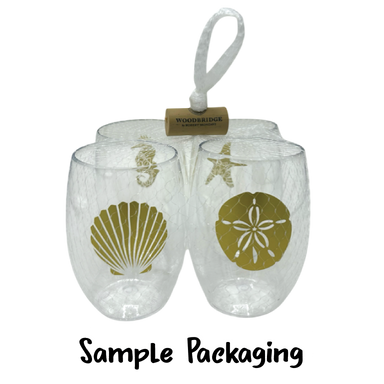 Funny Thanksgiving Tritan Wine Tumbler 4 Pack - Beau Kisses