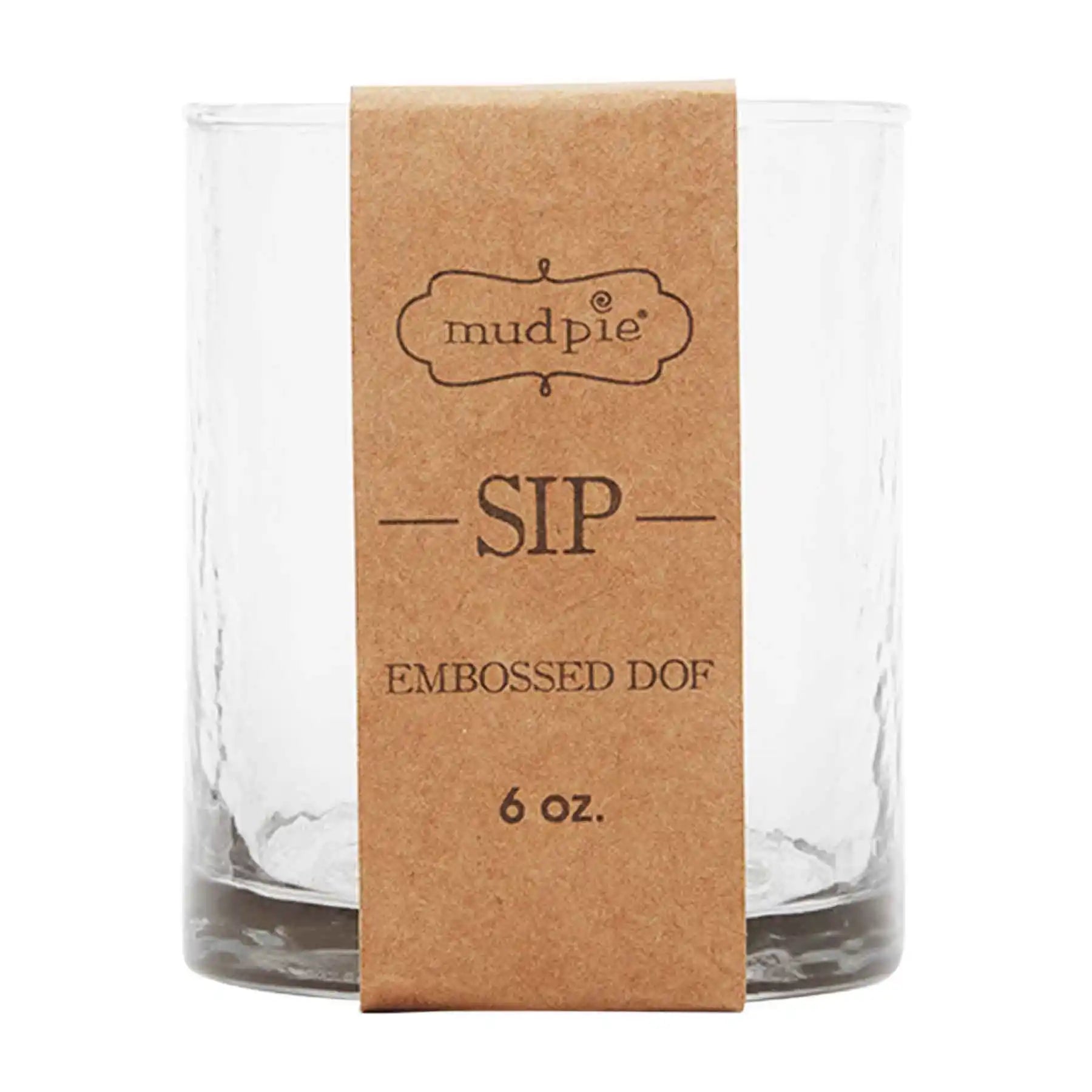Sip Embossed Double Old Fashioned