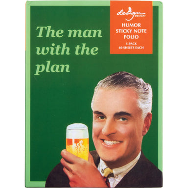 Sticky Note Folio The Man With The Plan - Beau Kisses