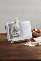 White Cookbook Holder - Beau Kisses