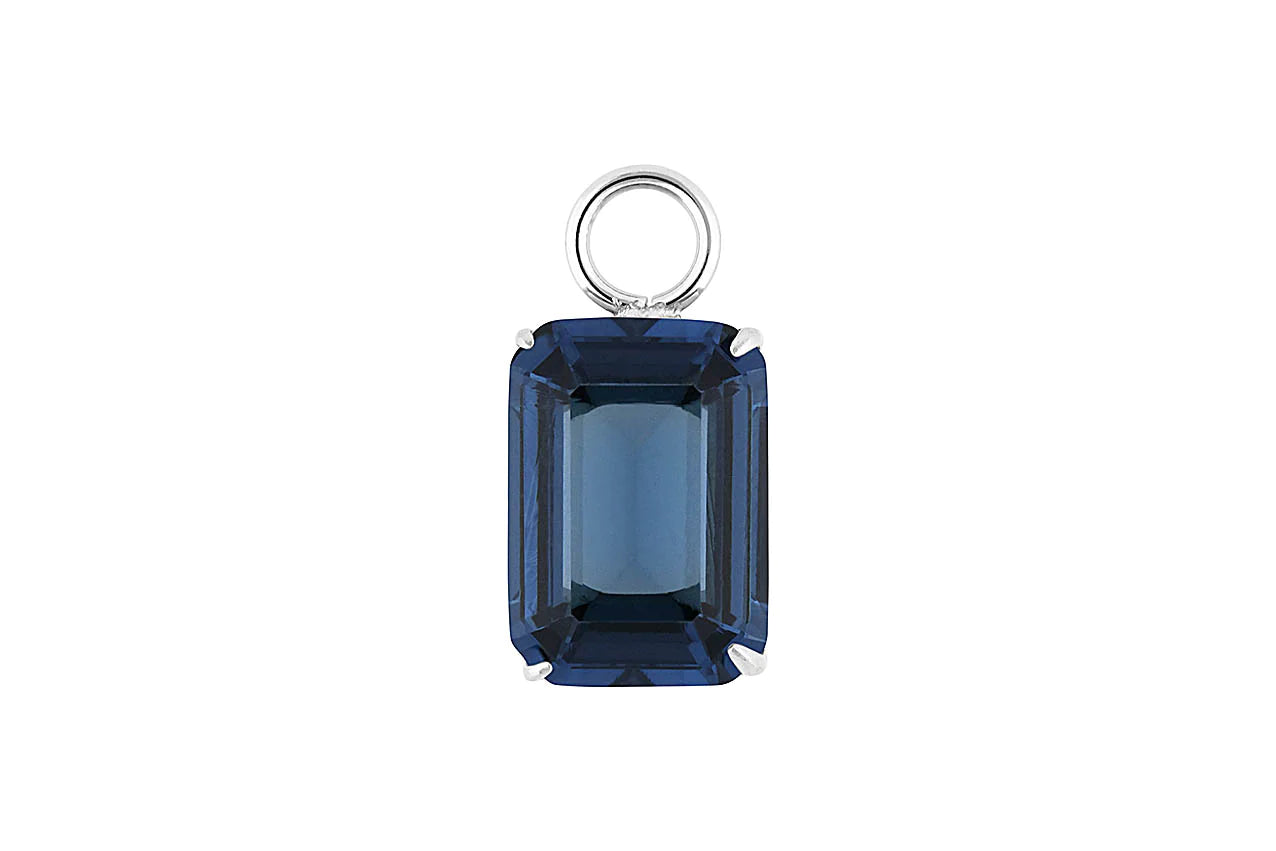 Pendant  ORRIA Silver Dark Blue