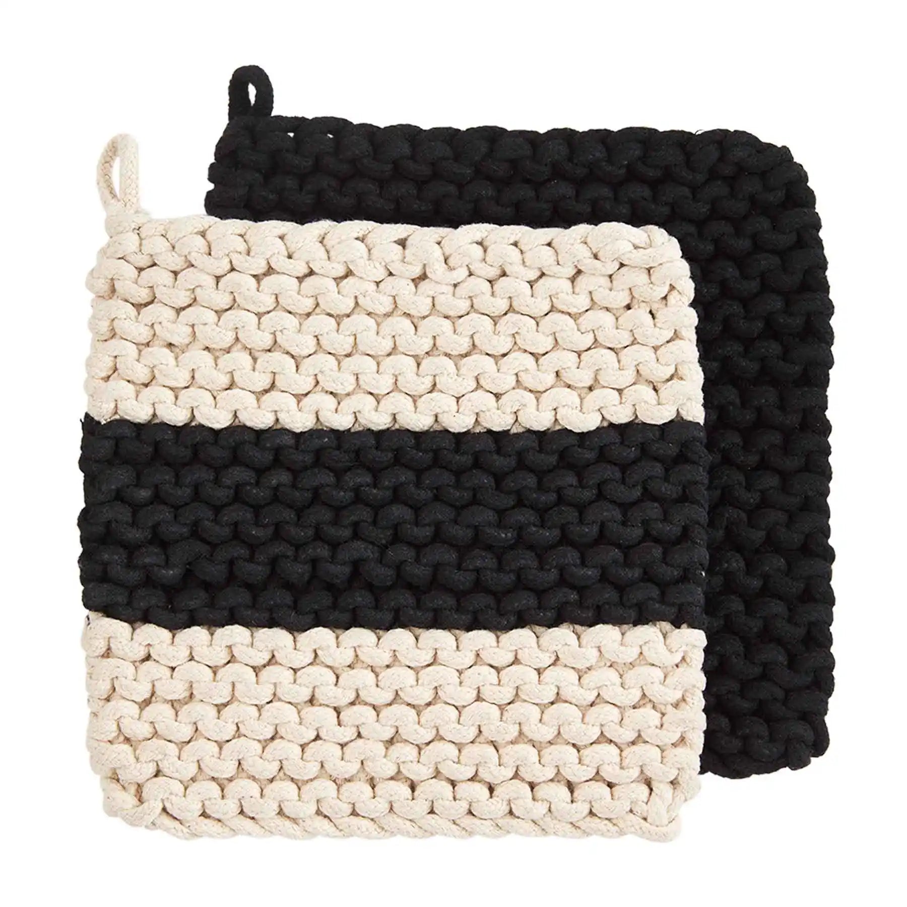 One Stripe Crochet Holder Set