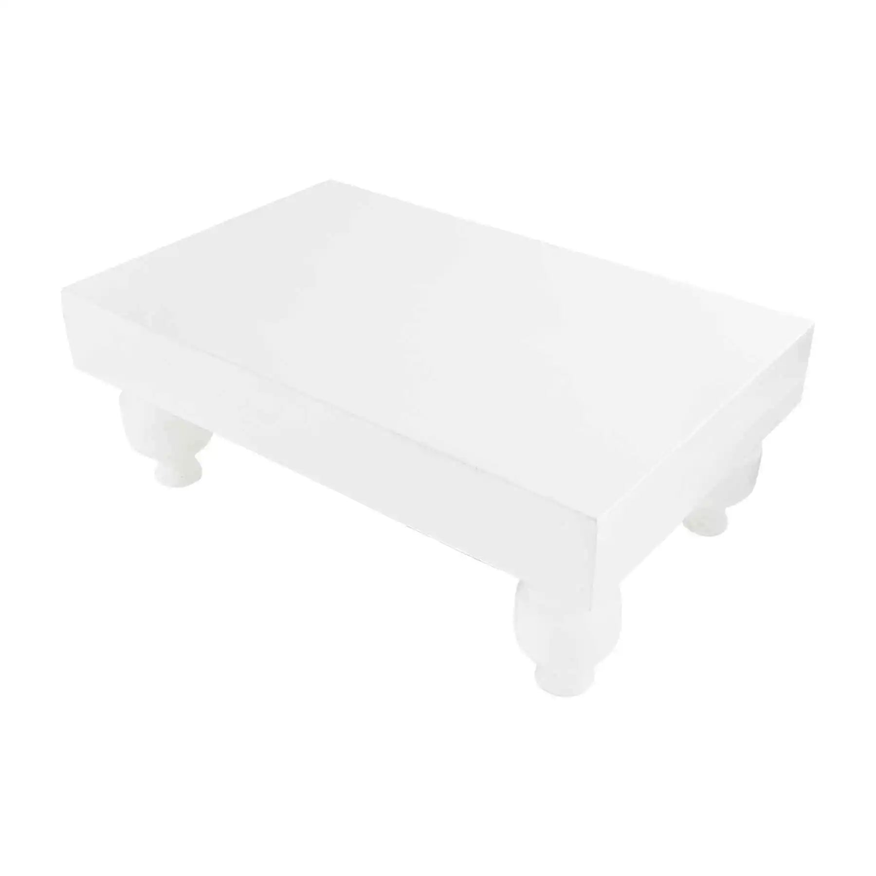 White Footed Serving Stand