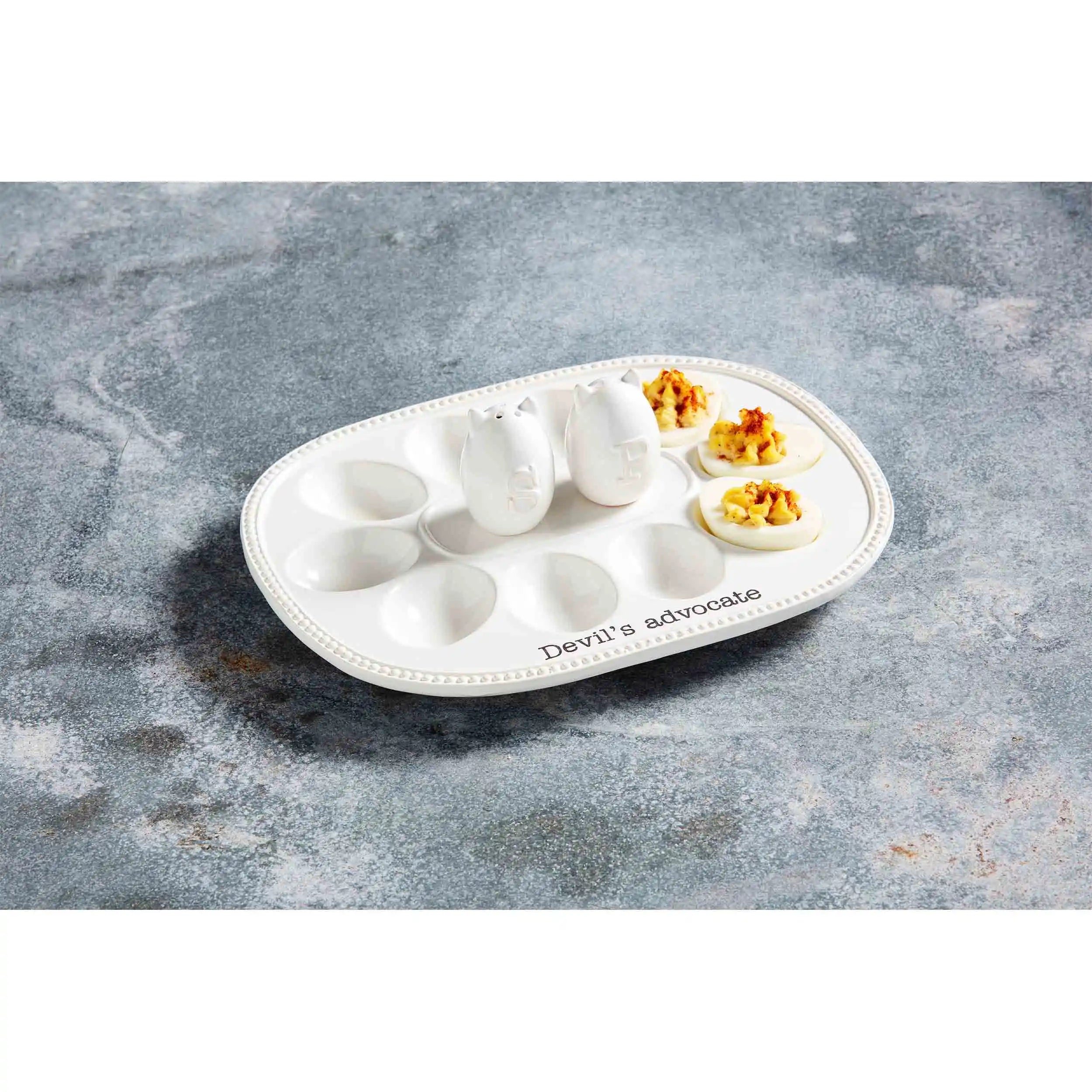 Deviled Egg Tray & Salt/Pepper Set