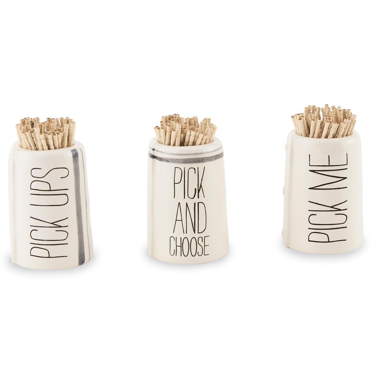 Ceramic Toothpick Holders - Beau Kisses