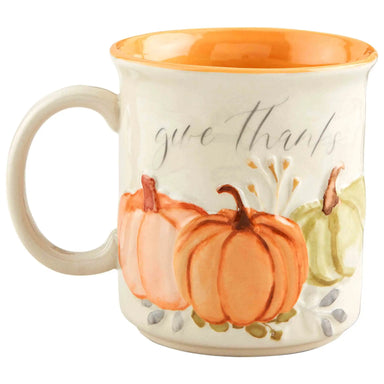 Thanks Gather Pumpkin Mug - Beau Kisses