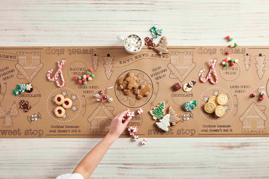 Holiday Kraft Table Runner - Beau Kisses