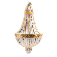 Estate Chandelier Ornament 8" - Beau Kisses