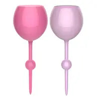 FLOATING WINE GLASS - PINK SKIES AND PURPLE HAZE TWO PACK - Beau Kisses