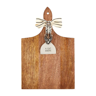 Square Cheese Board With Circa Utensil - Beau Kisses