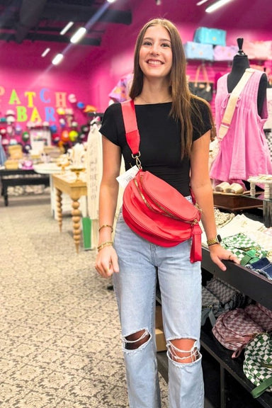 Nylon Solid Crossbody - Beau Kisses