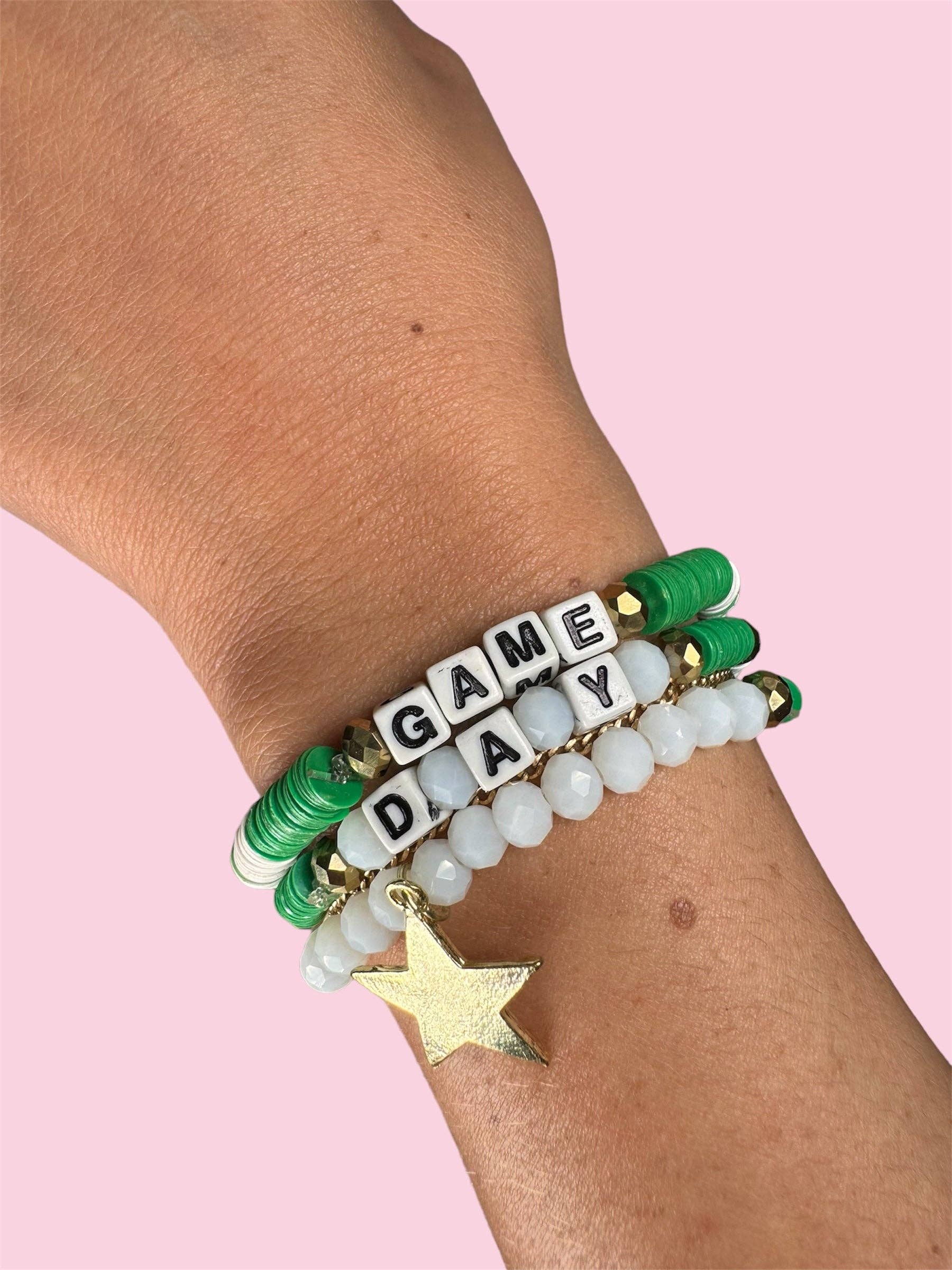 Gameday Bracelet Set Green