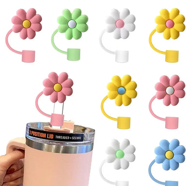 Cute Flower Straw Covers - Beau Kisses