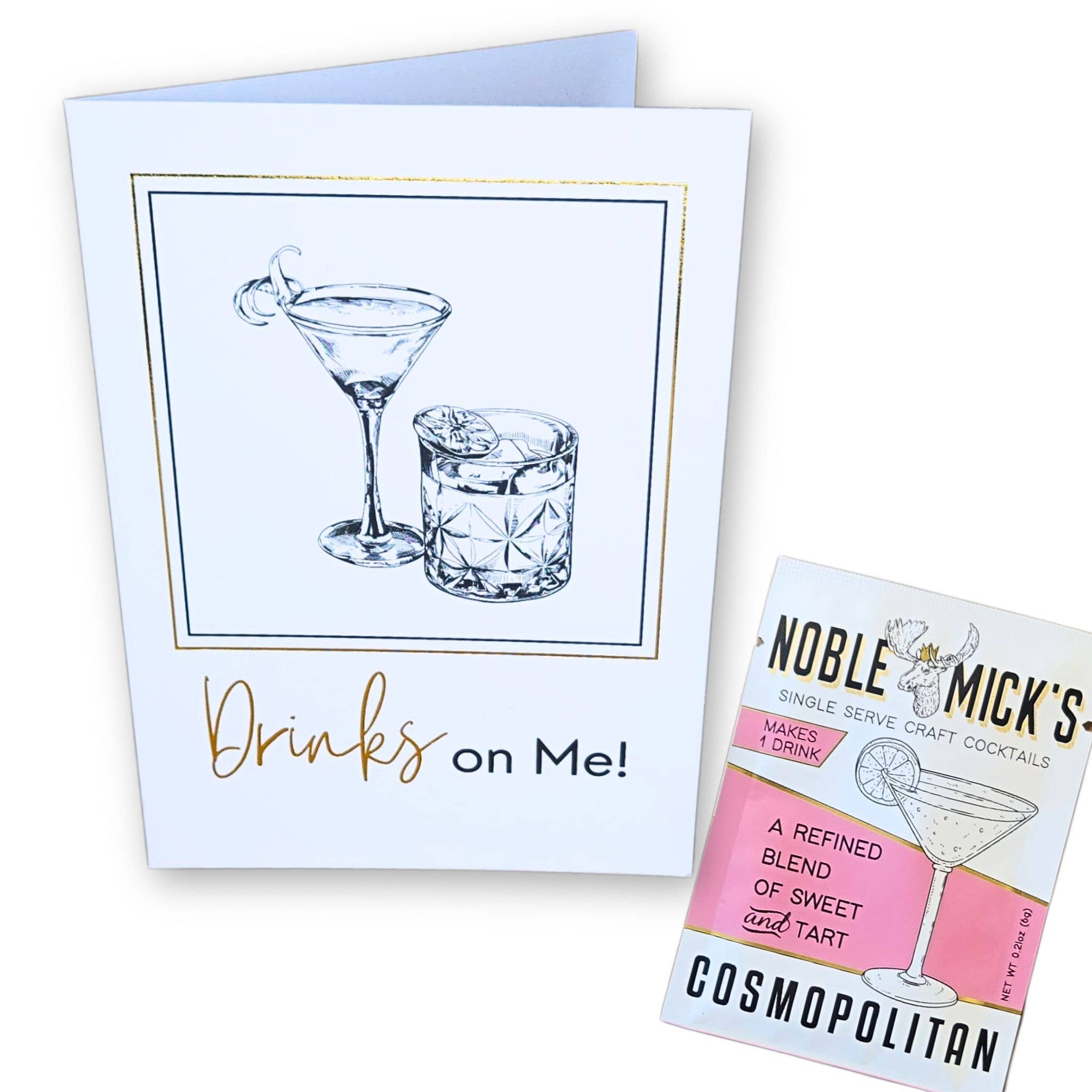 Drinks on Me Cosmopolitan Card