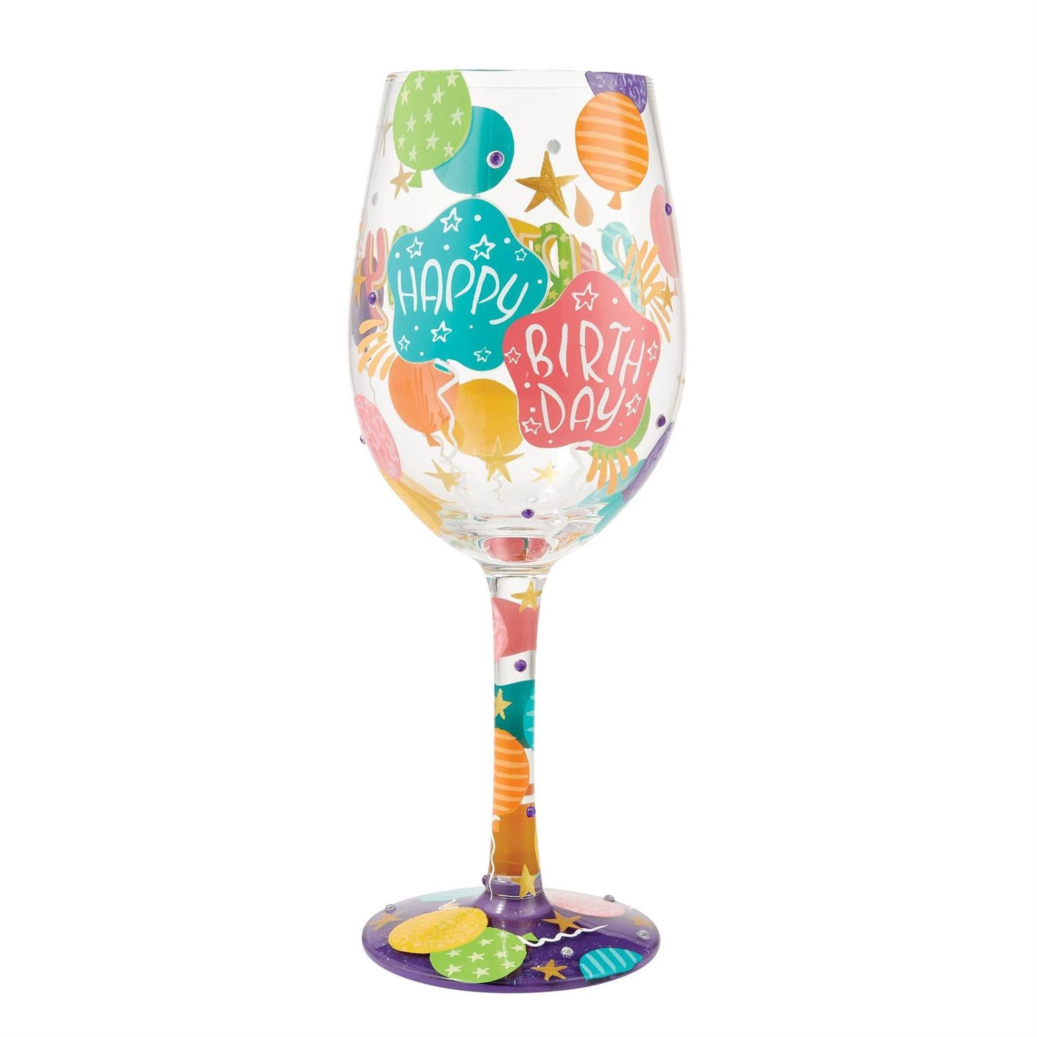 Birthday Girl Stemmed Wineglass